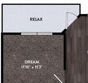 B1 Floor Plan B1 Floor Plan at North Creek Apartments, Texas, 78634
