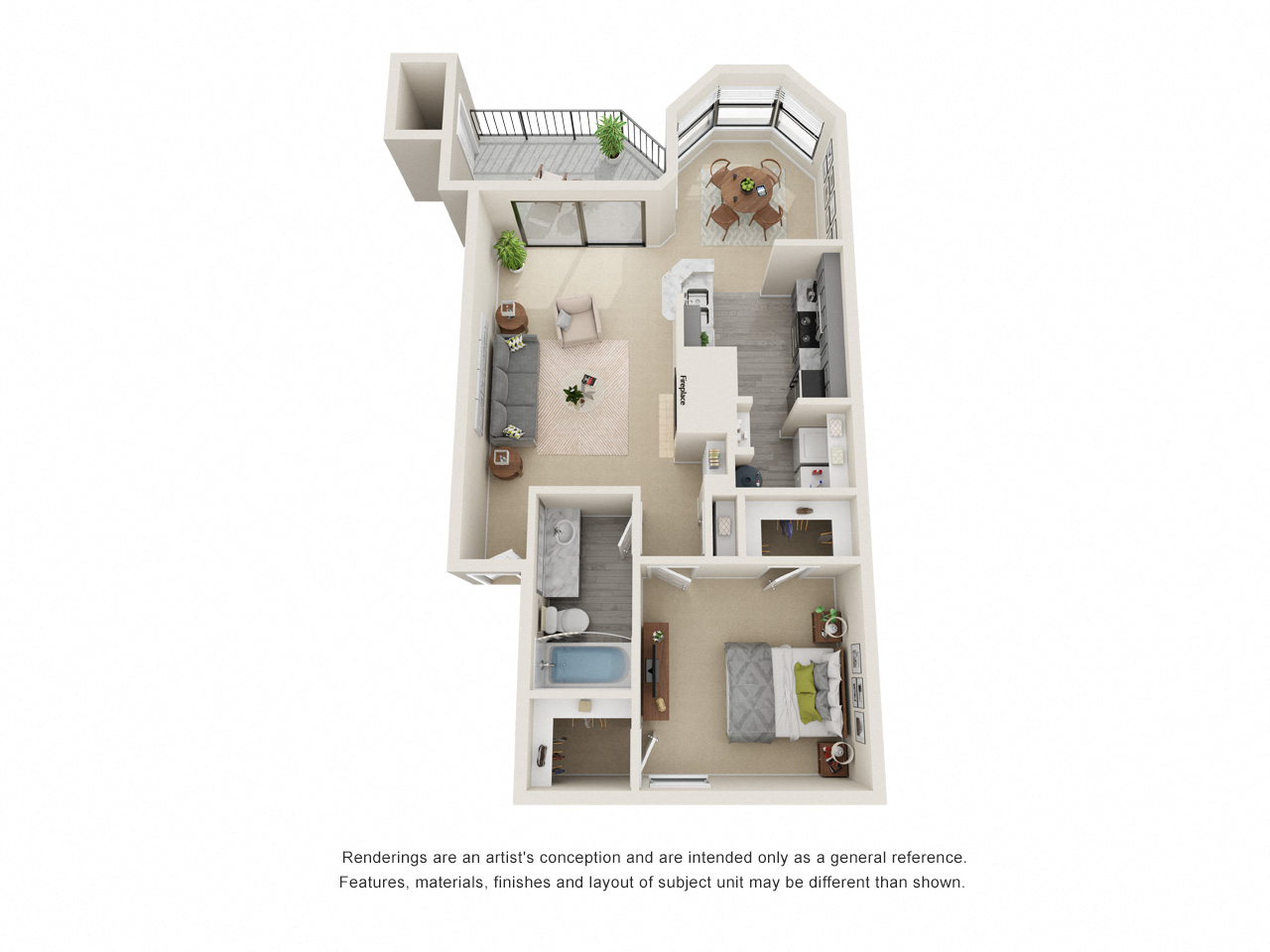 A4_Floor plan in apartments near houston tx