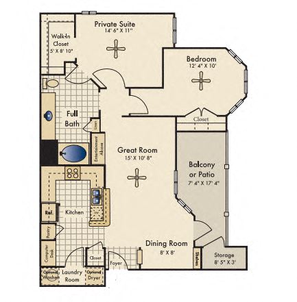 riverton floorplan  at Reserve by the Lake, Houston, Texas