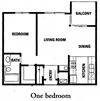 One Bedroom Apartment in palm springs CA
