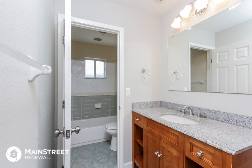 the bathroom is clean and ready for you to use