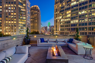 The Ashton Luxury Rooftop Aqua Lounge in the heart of Dallas with firepit and outdoor seating Luxury Rooftop Aqua Lounge in the heart of Dallas with firepit and outdoor seating