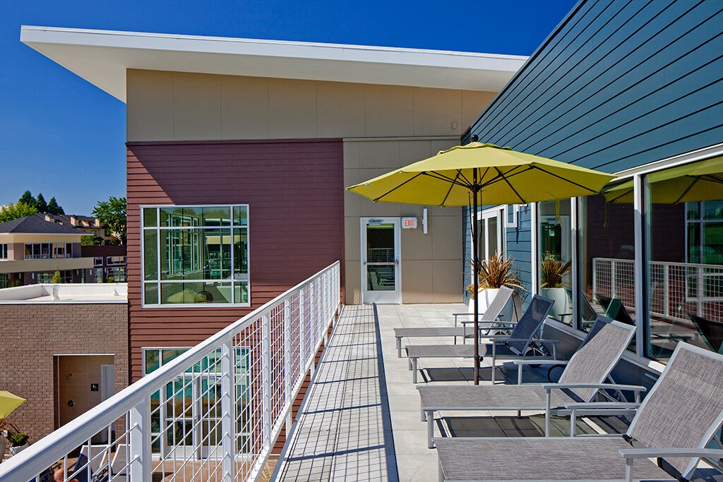 Spacious Patio With Sitting Arrangements at Riverwalk, Eugene