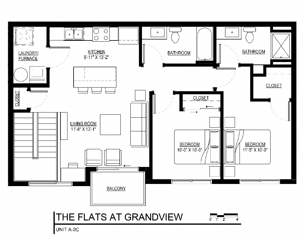 Two Bedroom Two Bath