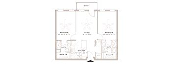 2 Bedrooms, 2 Bathrooms