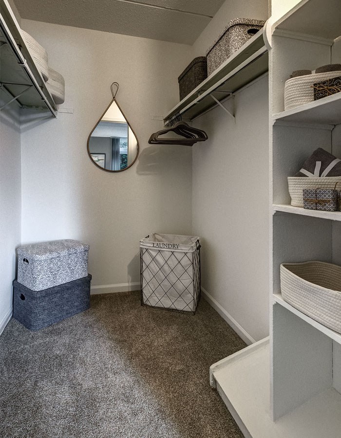Large Closets at Foxboro Apartments, Wheeling, Illinois