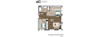 Two Bedroom One Bath