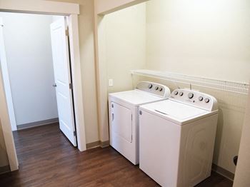 In-Unit Laundry at the brix apartments spokane