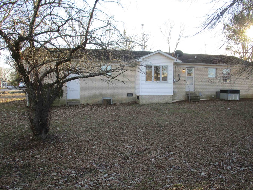 a view of the front of the house from the yard