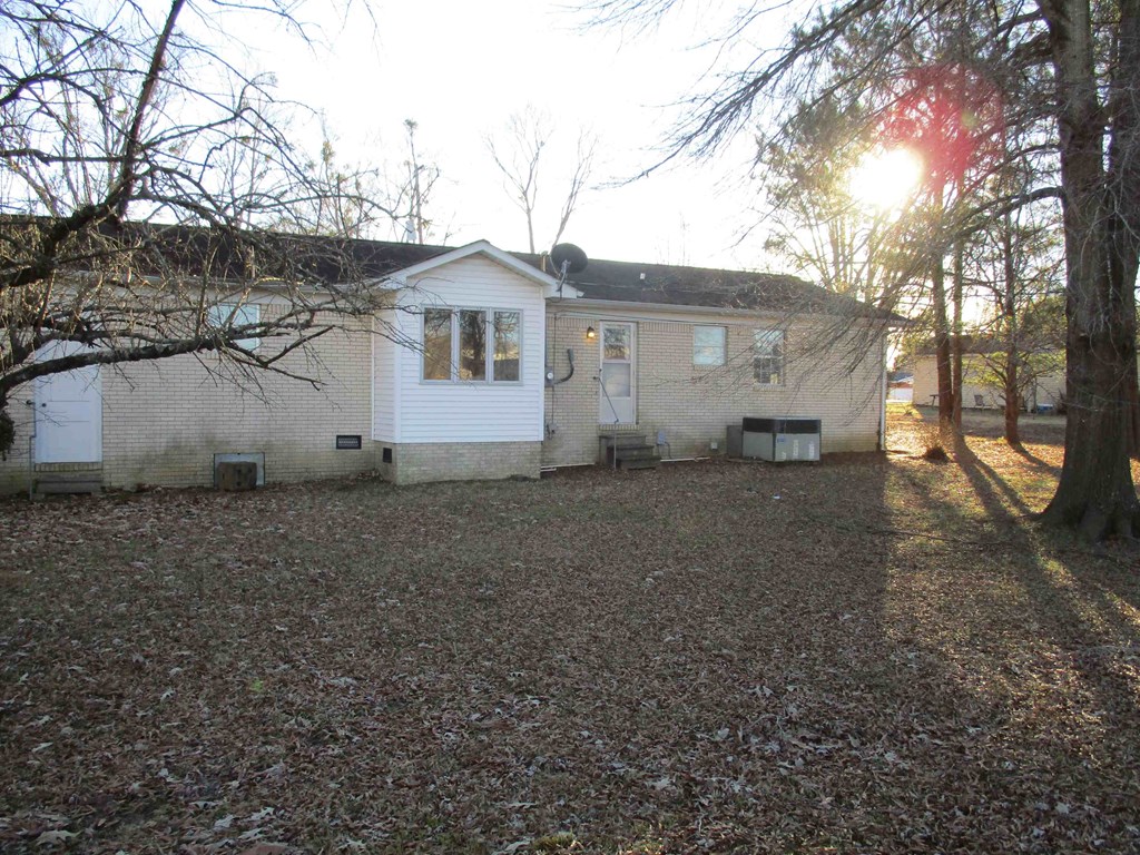 a view of the house from the yard