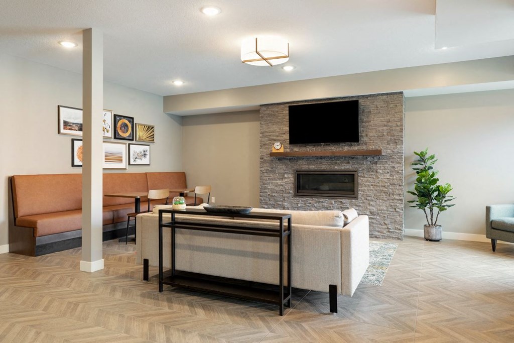 Clubroom With TV at Sonder House, Minnesota, 55430