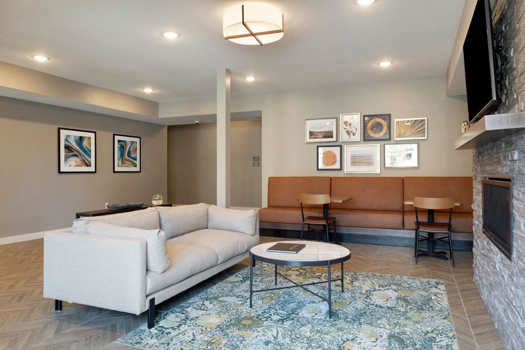 Living And Kitchen View at Sonder House, Brooklyn Center, Minnesota