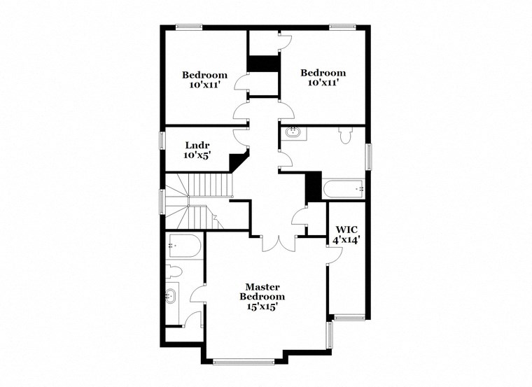 a floor plan of a house with an open floor plan