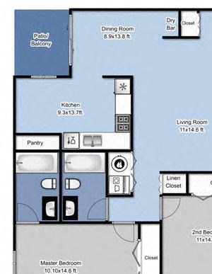 2 Bedroom – Plan L