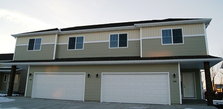 Smooth V Groove Overlay Twin City Garage Door