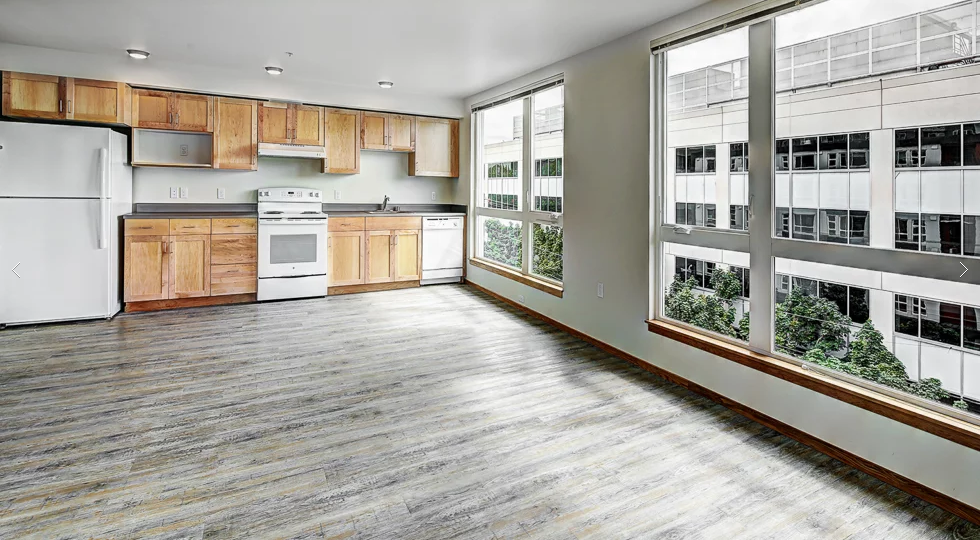 Two Bedroom Kitchen & Living Room