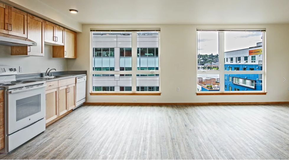 Two Bedroom Kitchen & Living Room