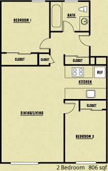 2 Bedroom A - 50% AMI