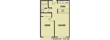 One Bedroom - 50% AMI