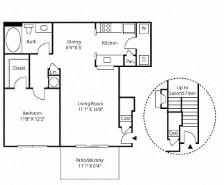 The Onyx Floor plan at Reserve at Bridford, Greensboro, North Carolina