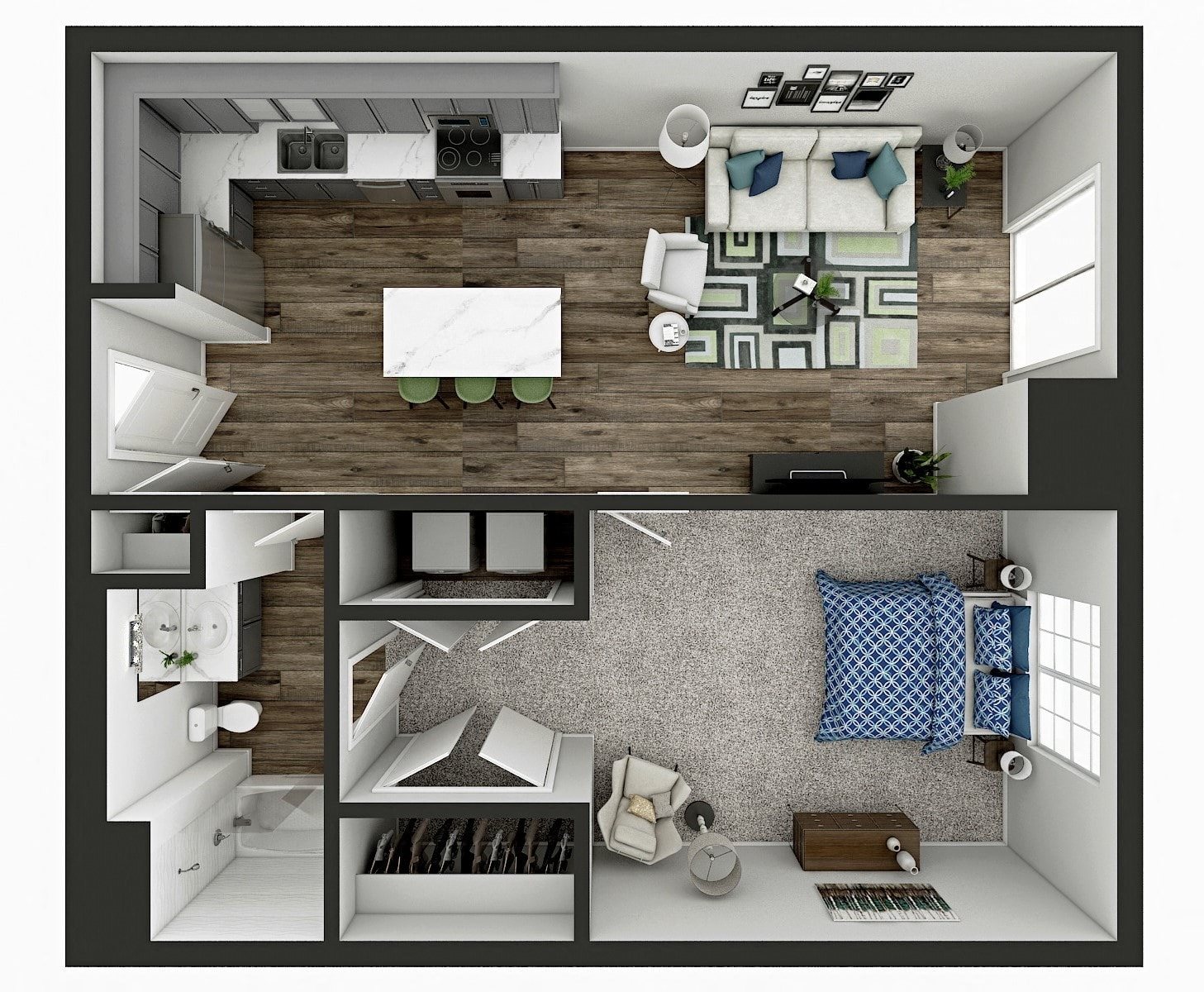 1 Bedroom Linden