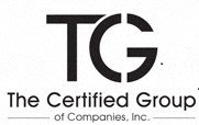 A black and white logo for The Certified Group of Companies, Inc.