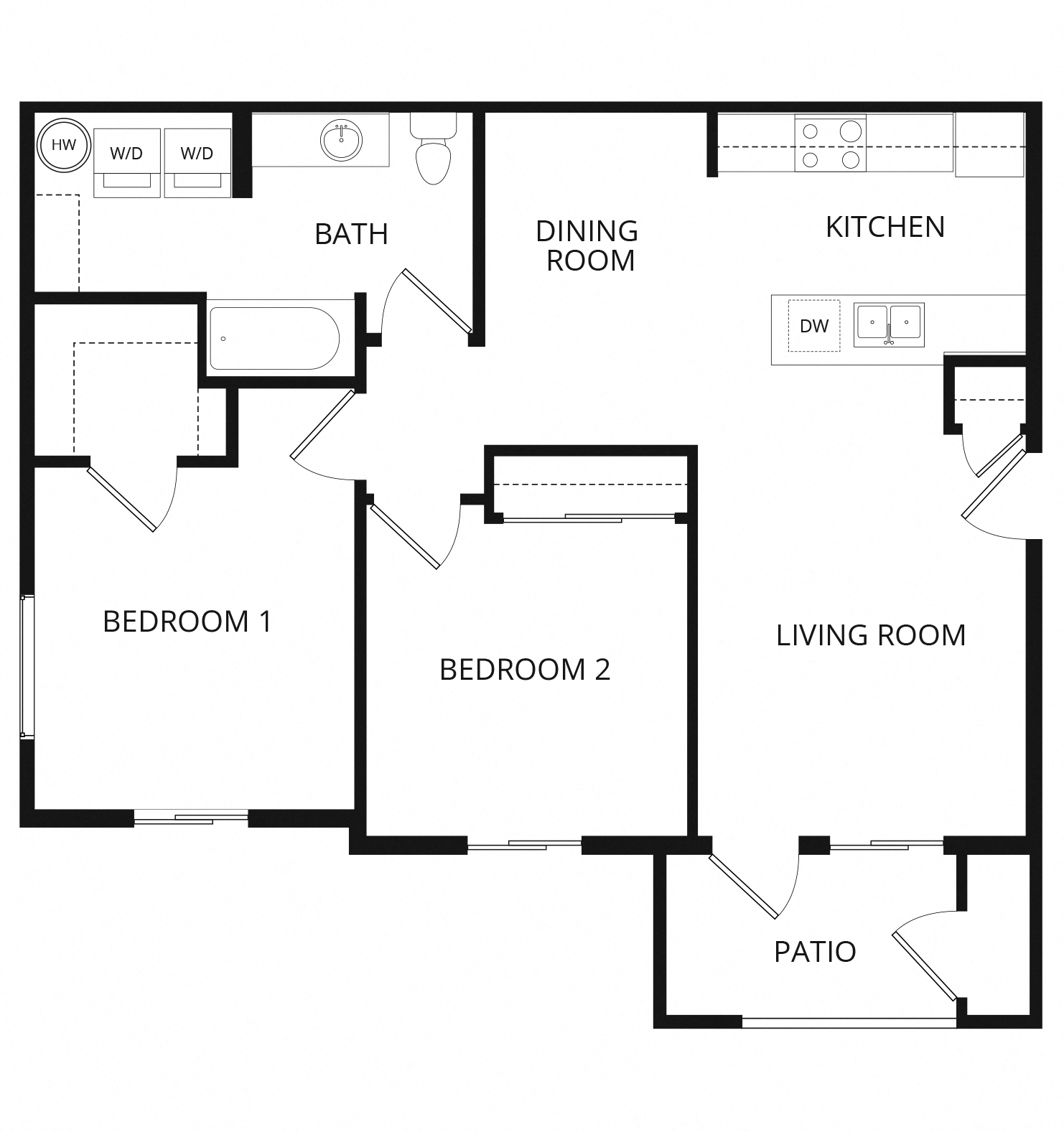 100 Ward Strasse Studio-2 Beds Apartment, Washington for Rent - Photo Gallery 20