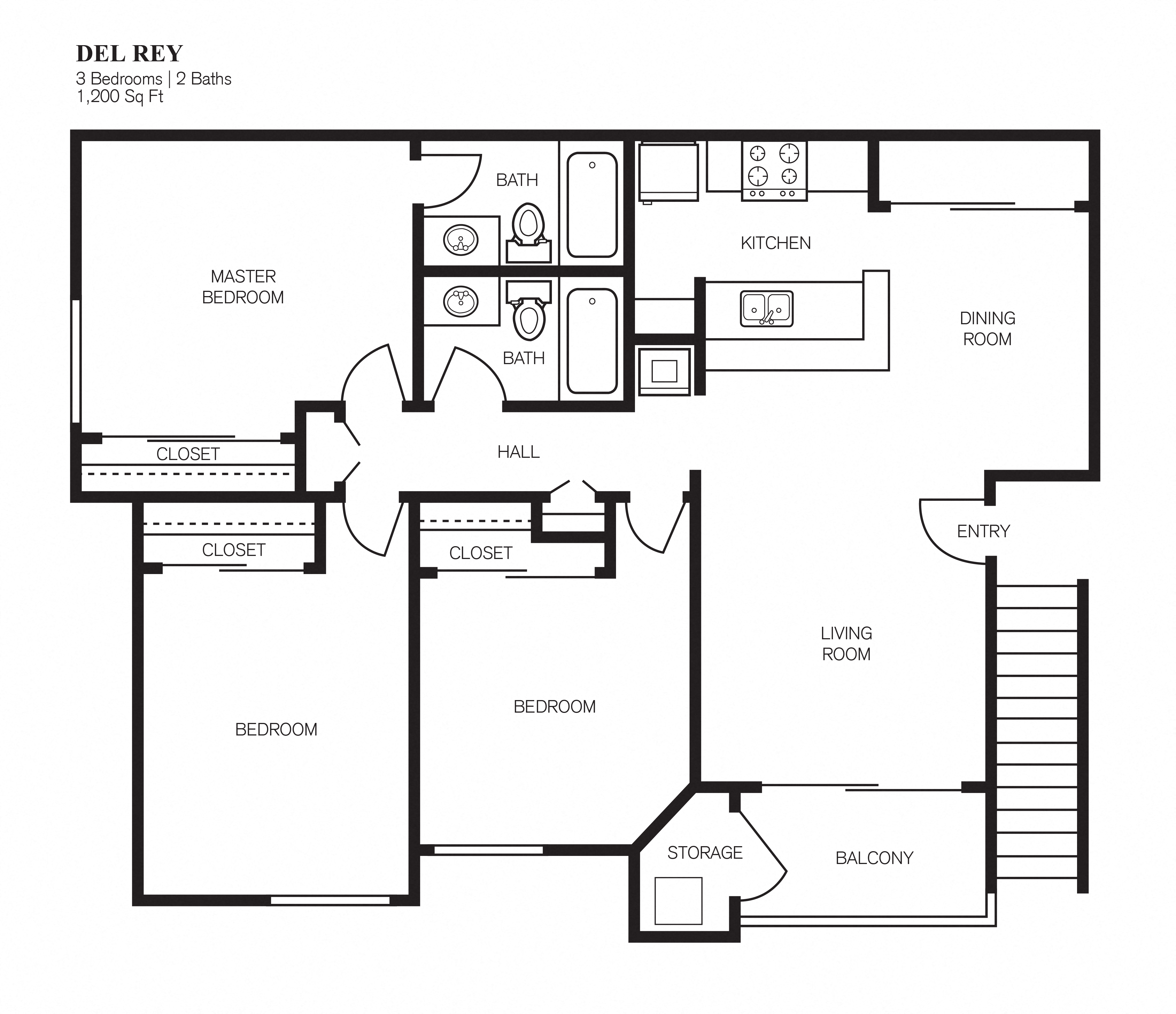Three Bedroom