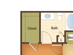 The Acacia Floor plan The Acacia Floor plan at City North, Texas