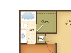 The Juniper Floor plan The Juniper Floor plan at City North, Round Rock, TX 78665
