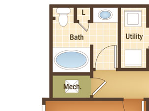 The Laurel Floor plan The Laurel Floor plan at City North, Round Rock