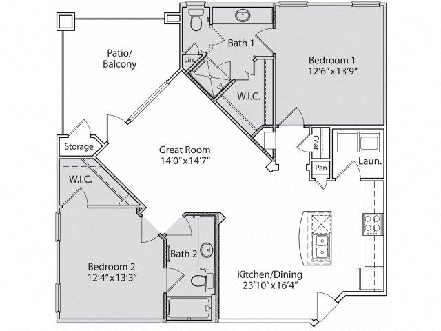 Studios, 1, 2, & 3 Bedroom Apartments | The Allure | Floor ...