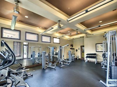 Fitness Center With Modern Equipment at Palm Valley Apartments, Texas