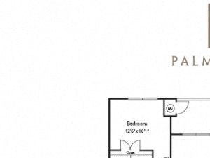 Amsterdam Floor Plan Amsterdam Floor Plan at Palm Valley Apartments, Round Rock, 78665