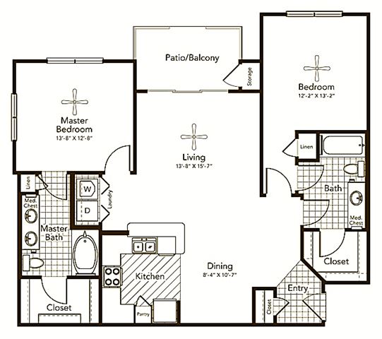 Berlandier II Floor Plan Berlandier II Floor Plan at Soho Parkway, McKinney, 75070