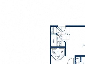 Floor plan Floor plan at Landing at Round Rock, Round Rock, TX