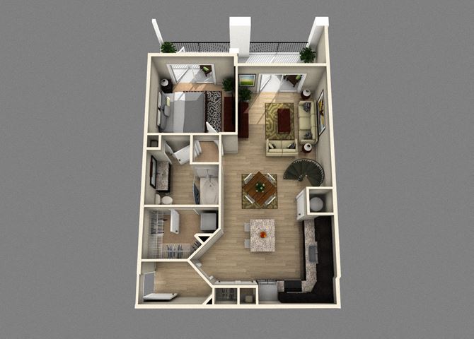 Collins Floor plan Collins Floor plan at Alexander Village, Charlotte