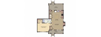 Cottage Floor plan at Alexander Village, Charlotte, NC