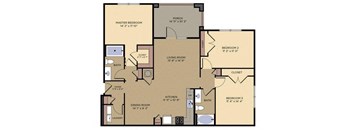 Haven Floor plan at Alexander Village, Charlotte