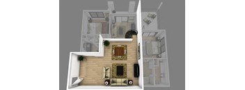 Senator Floor plan at Alexander Village, Charlotte, NC 28262