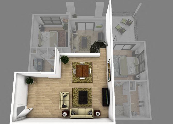 Senator Floor plan Senator Floor plan at Alexander Village, Charlotte, NC 28262