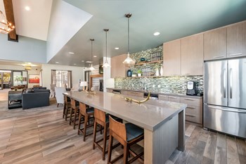 Eat-In Table With High Chairs In Clubhouse at Carrick Bend, Colorado, 80233