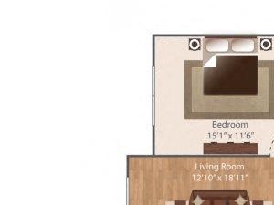 ELEVEN84 Floor Plan Eleven84 2 bed 2 bath 1184 square feet floor plan