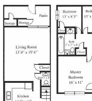 3BR 1.5BA