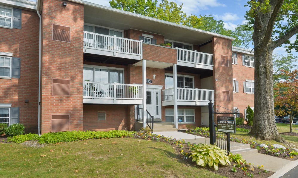 our apartments offer a spacious living area and balconies for residents to enjoy