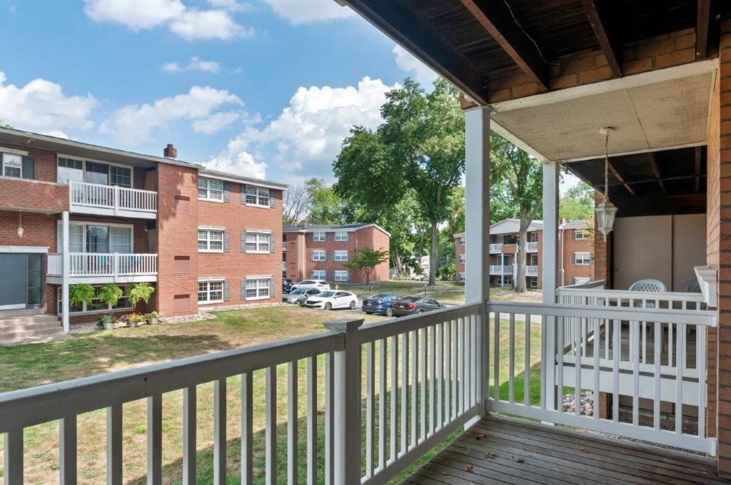 the view from our balcony at our apartments