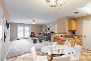 Living and Dining Living and Dining at Bay Crossings Apartments, Mississippi - Photo Gallery 6