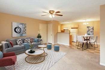 Living and Dining room Living and Dining room at Bay Crossings Apartments, Mississippi, 39520 - Photo Gallery 5