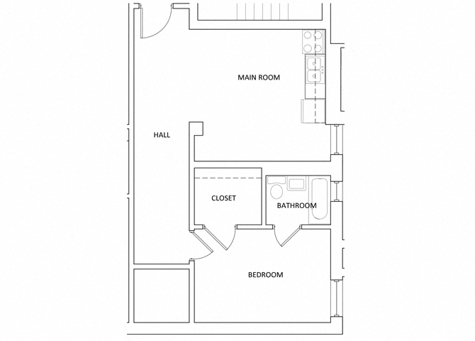 The Parkway Apartments A12 One Bed One Bath