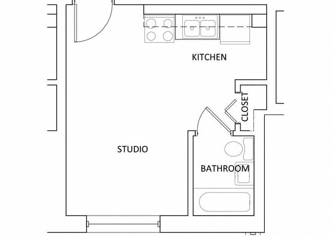 The Parkway Apartments A1 Studio